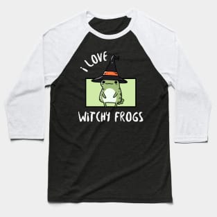 Witchy Frog Love Baseball T-Shirt